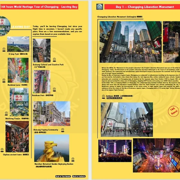 Chongqing An 144-Hour Adventure Through World Heritage Sites