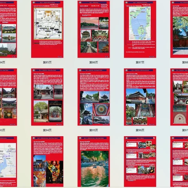 144-hours Beijing Classic Citywalk Tour Route
